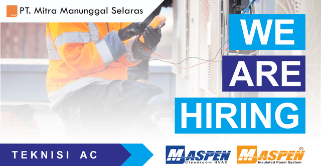 Lowongan Pekerjaan Teknisi AC (T-AC)